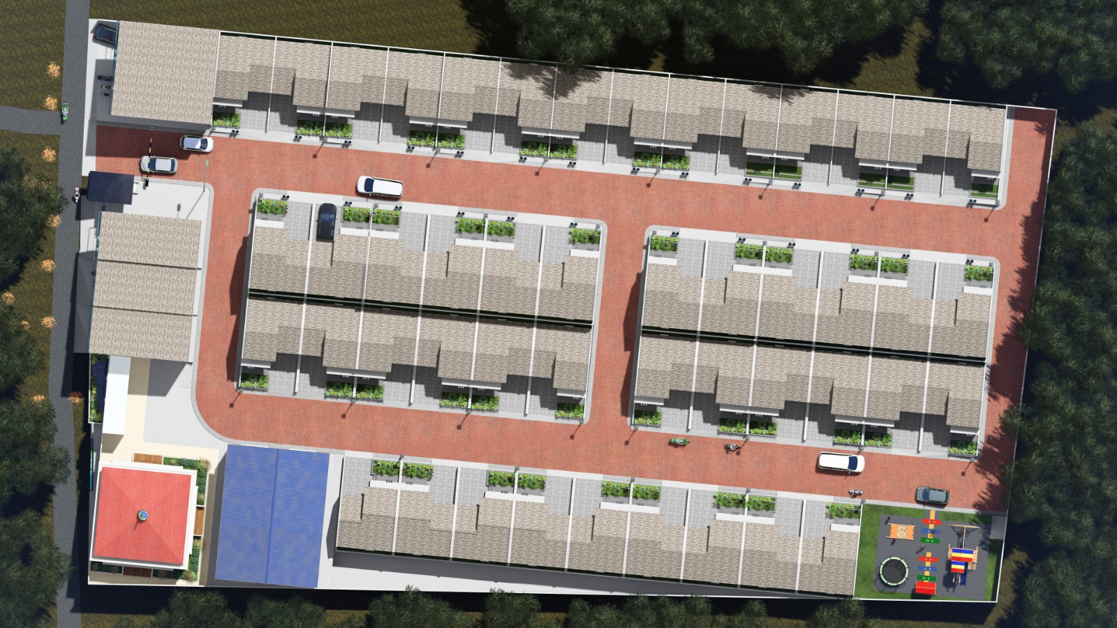 Perumahan Bumi Asri Residence Tampak Depan